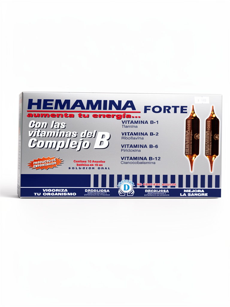 Hemamina Forte 10 microbotellas 20ml N.Ixchel