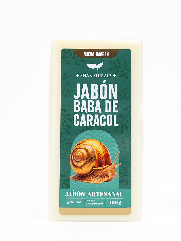 Jabón Baba de Caracol 100gr. Shanaturals