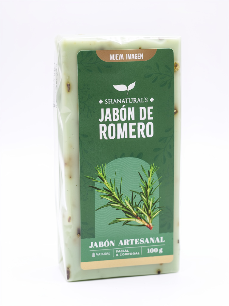 Jabón Romero 100gr. Shanaturals