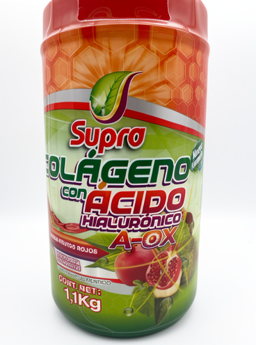 Supra Colageno con Acido Hialuronico Frutos Rojos 1.1kg