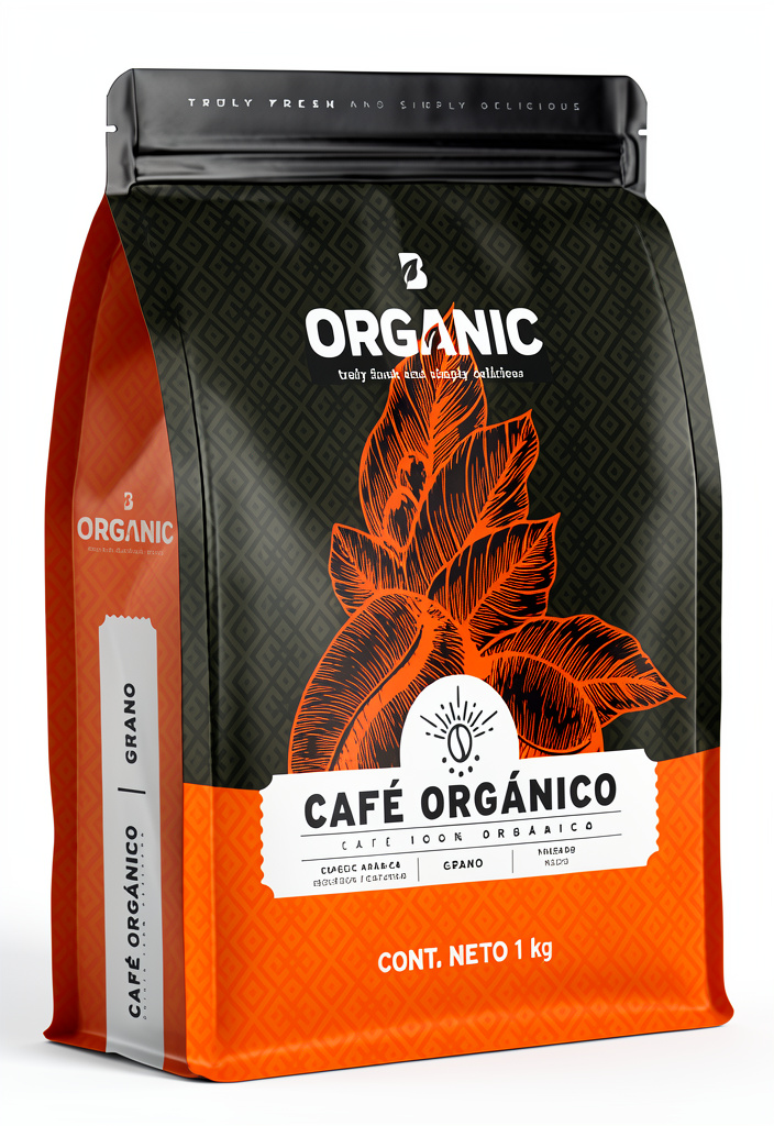 Café Organico Arabico en Grano 1kg B life