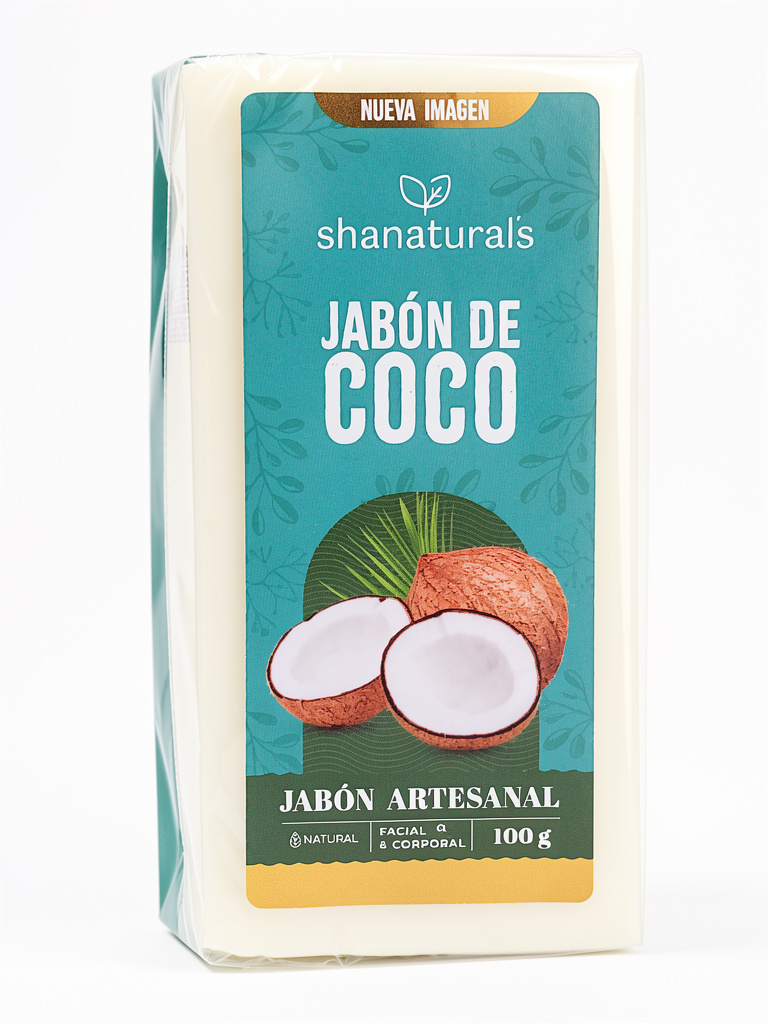 Jabón de Coco 100gr. Shanaturals
