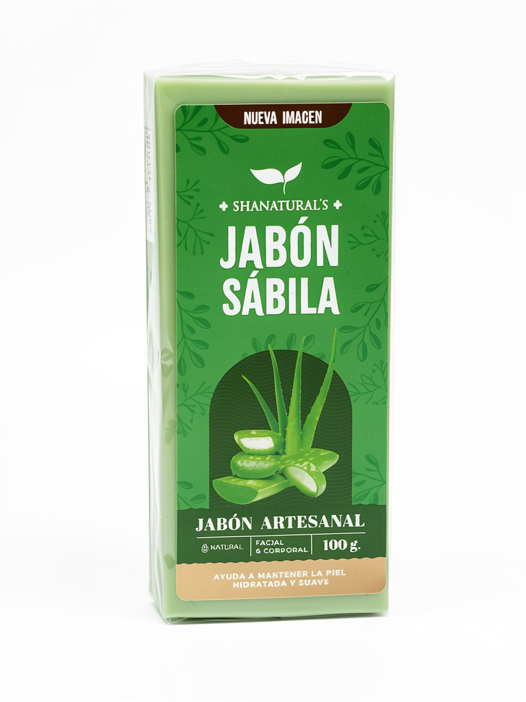 Jabón Sabila 100g Shanaturals