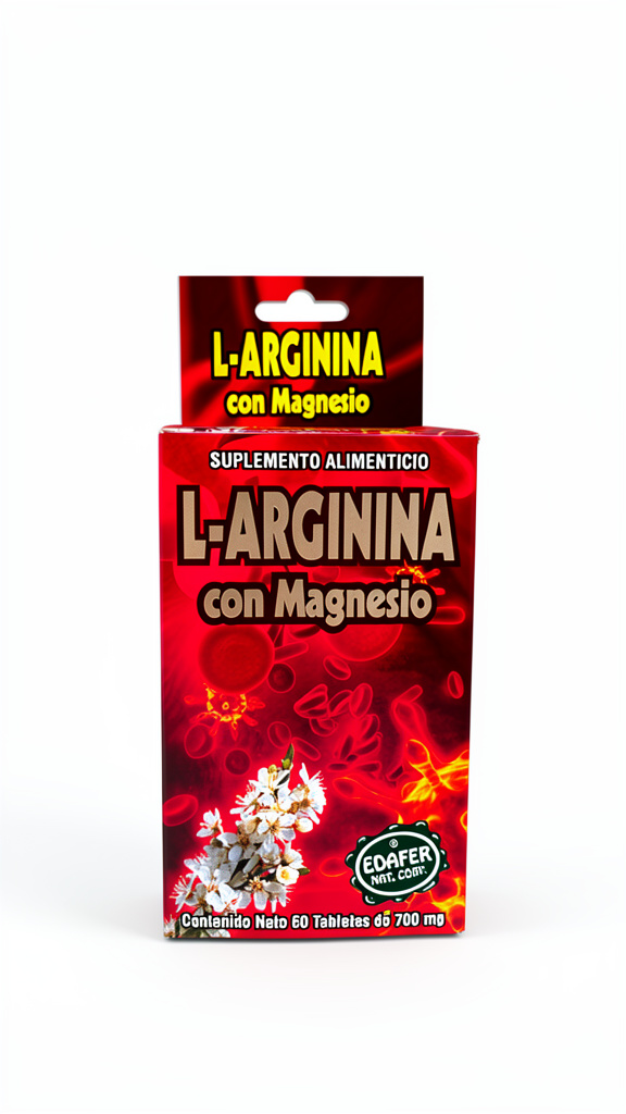 L - Arginina con Magnesio 60 Tab 700mg Edafer