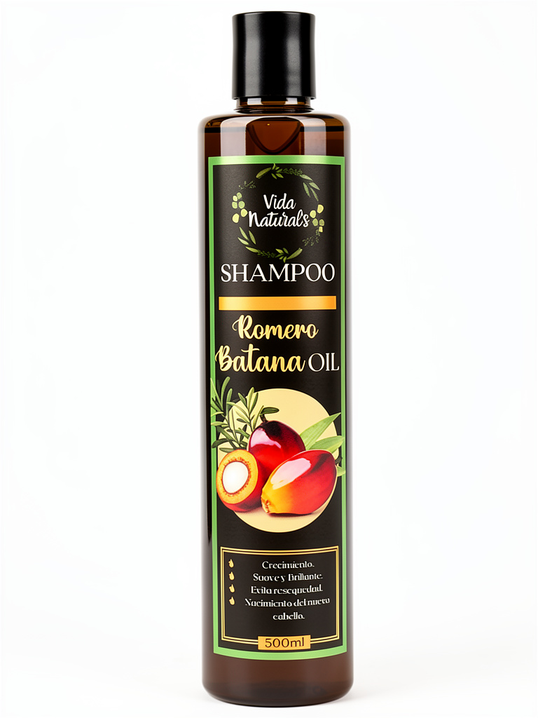 Shampoo Romero Batana Oil 500ml Vida Naturals