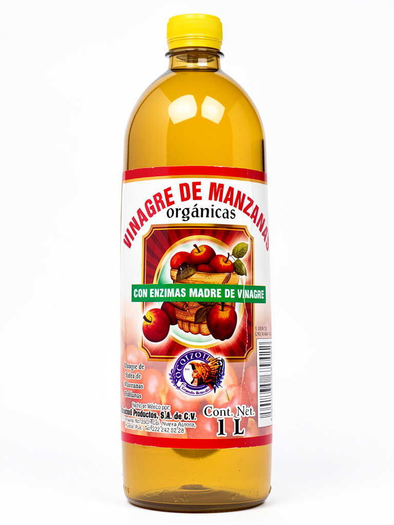 Vinagre de Manzana Orgánico Filtrado Ocotzotl 1lt