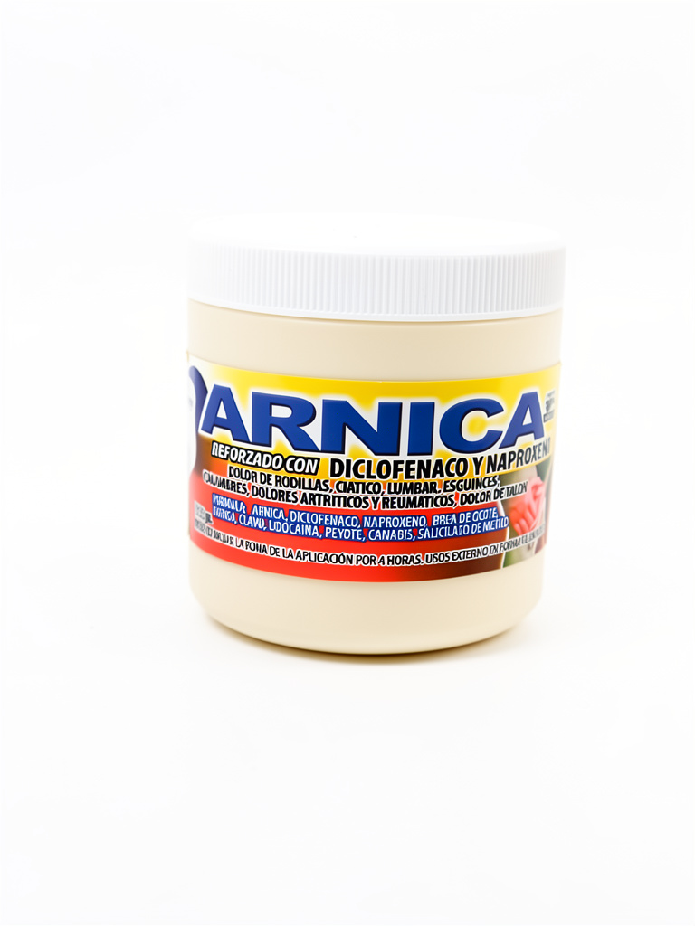 Pomada de Arnica Diclofenaco y Naproxeno 250gr