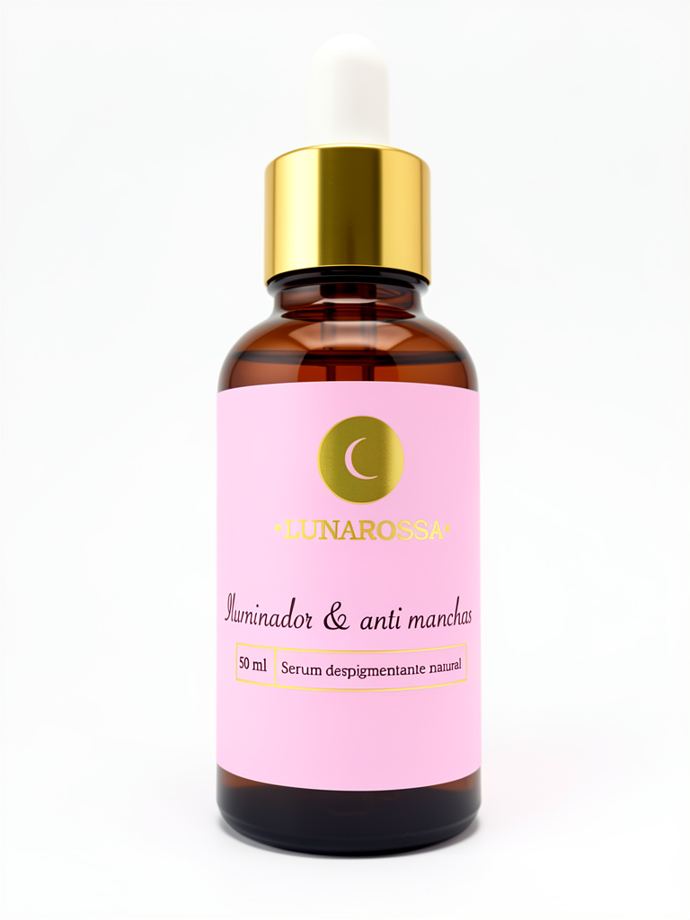 Serum Iluminador & Antií Manchas, Ácido Tartarico, Ácido Hialurónico, Niacinamida, Regalís, extracto de guayaba, aceite de Pepita de Uva 50ml Luunarossa