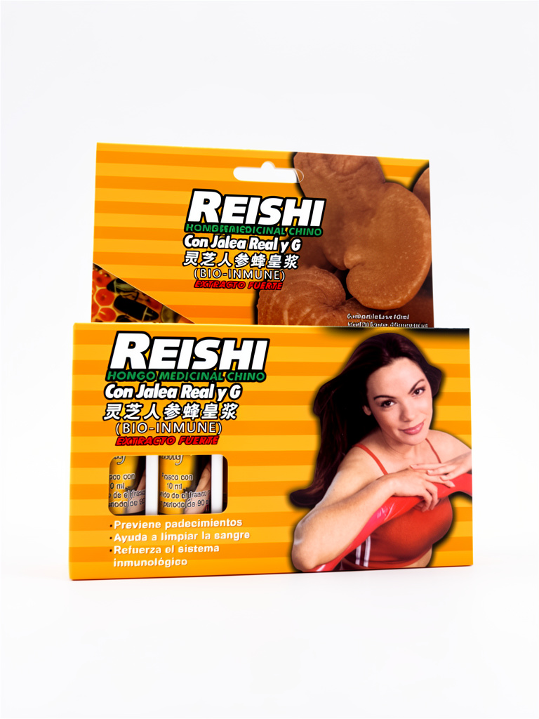 Ampolletas Maitake con Jalea Real y Ginseng 6 frascos 10ml