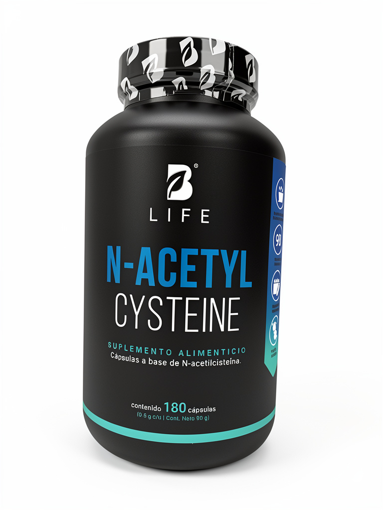 N-Acetyl Cysteine, N-Acetilcisteina B Life180 Cáps. | 90Dias