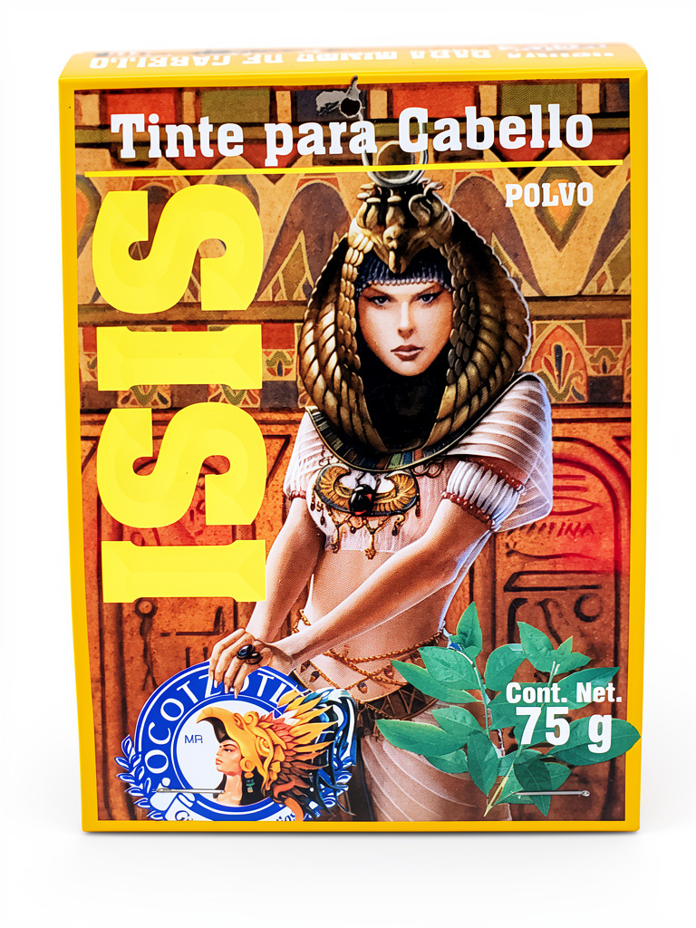 Tinte para Cabello HennabPolvo ISIS 75g Ocotzotl +Hena Egipcia