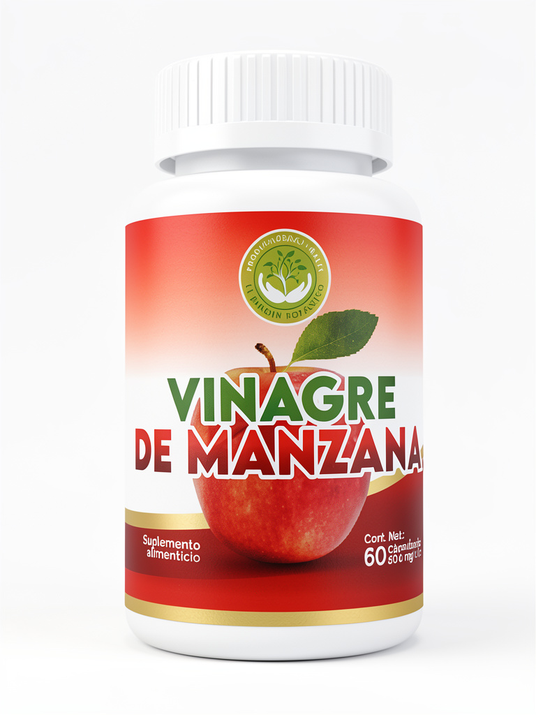 Vinagre de Manzana 500 mg 60 caps.