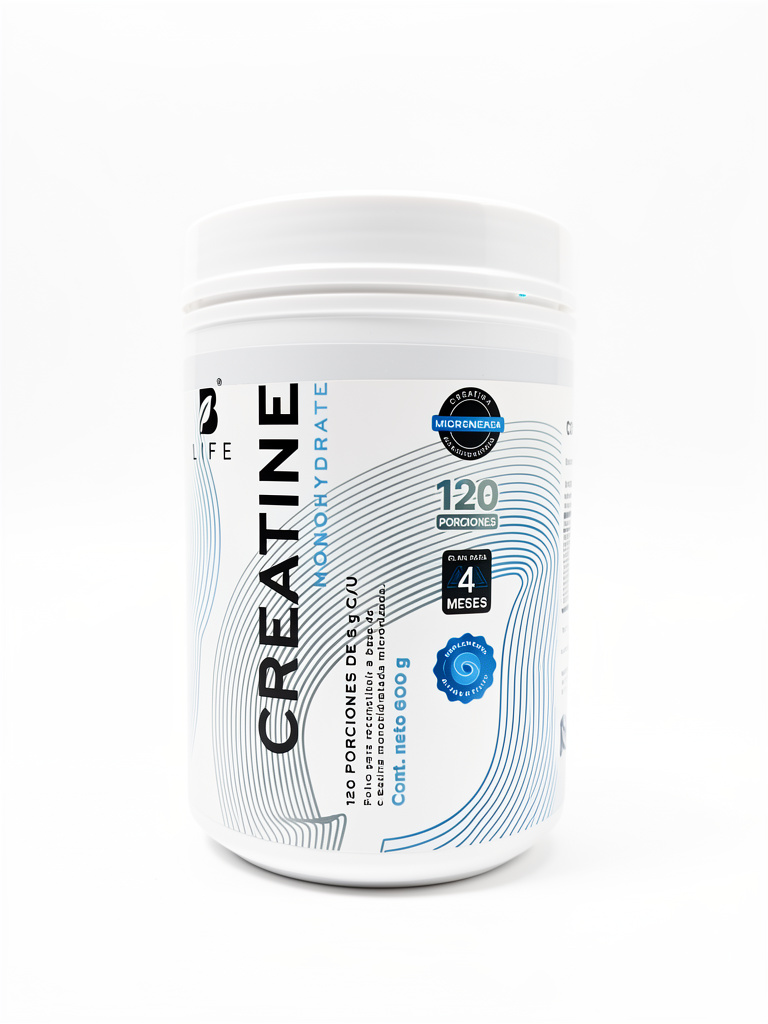 Creatine Monohydrate 120 porciones 600gr Blife