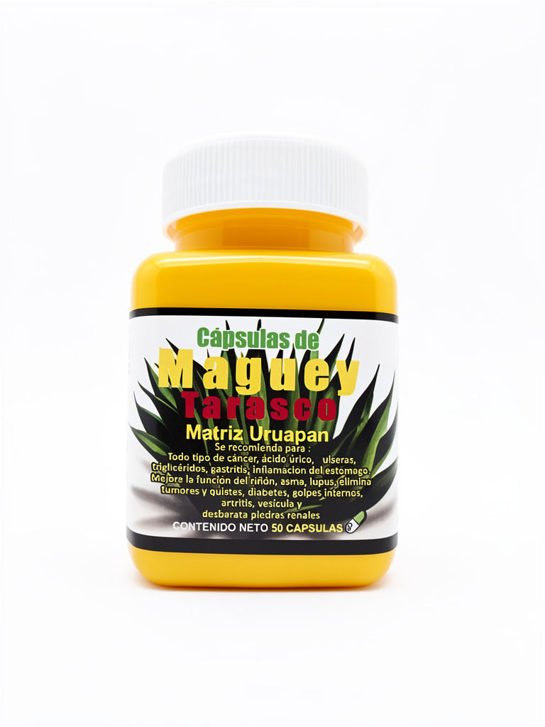 Capsulas de Maguey Tarasco 50 caps.