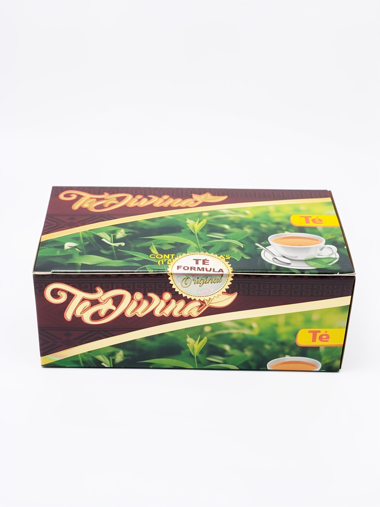 Te Divina 30Sobres. Hoja Malva, Cardo Bendito, Arándano Rojo, Cardo Santo, Papaya, Mirra, Manzanilla, Jengibre