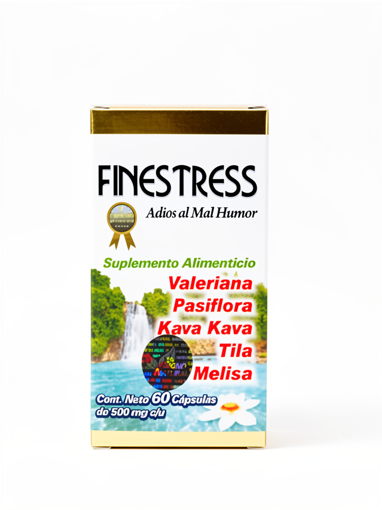 Finestress 60 cápsulas de 500ml cu