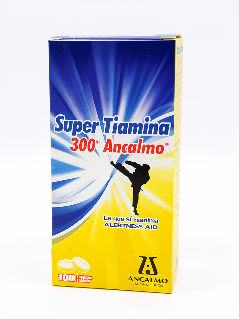 Super Tiamina 300 Ancalmo 100 Tabletas