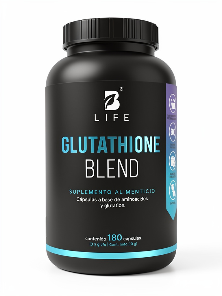 Glutathion Blend 180 Cáps. B Life | 90Dias