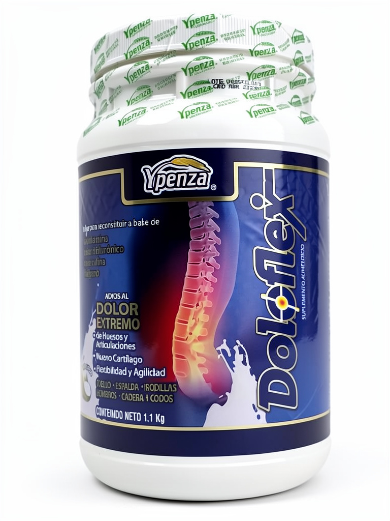 Doloflex 1,100kg.  Glucosamina, Ácido Hialurónico, Condroitina, colágenoYpenza