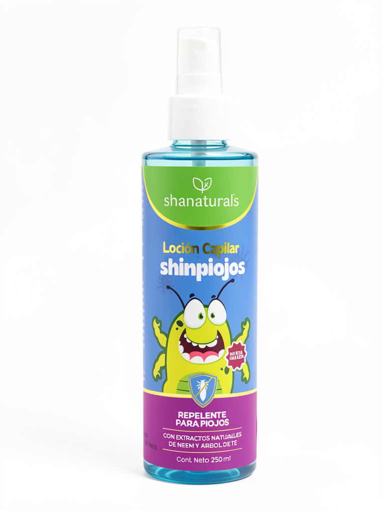 Locion Capilar Shinpiojos Shanaturals 250ml | Repelente Natural para Piojos