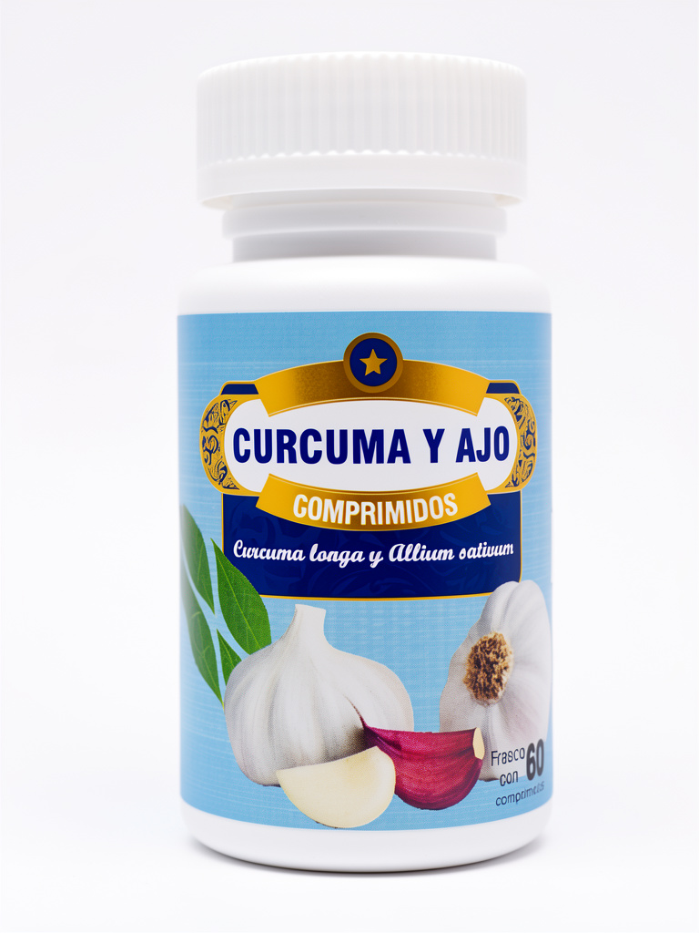 Cúrcuma y Ajo 60Comprimidos Ocotzotl