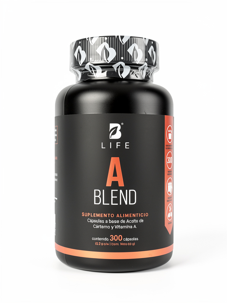 A Blend 300 Cáps. B Life