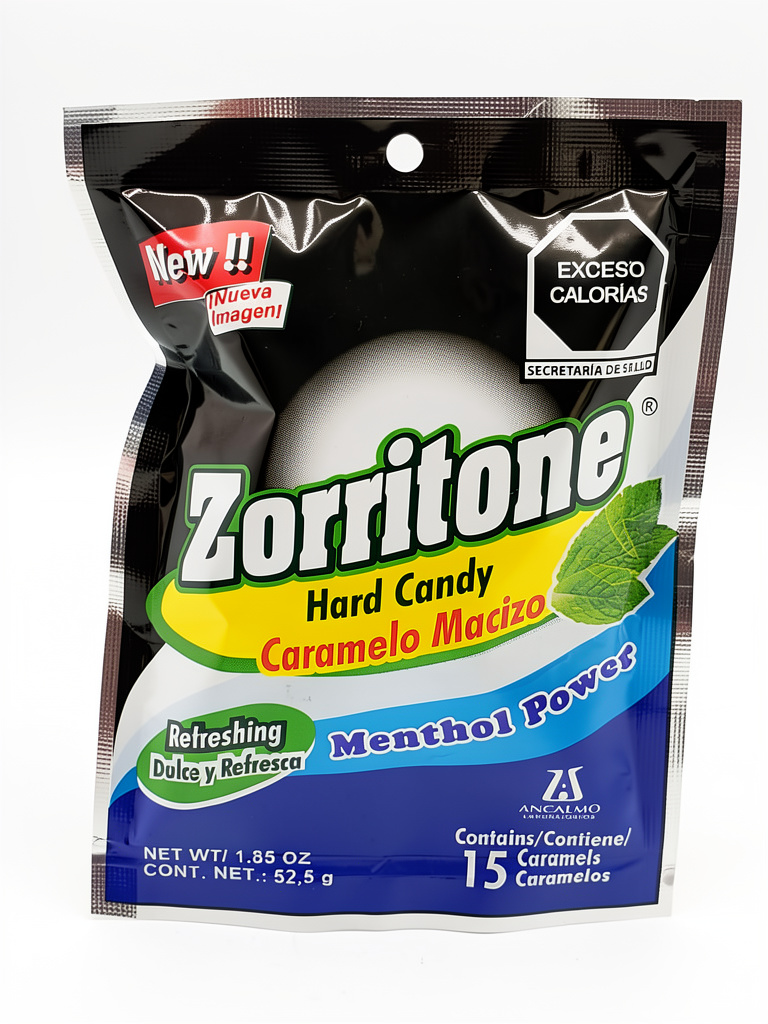 Caramelo Macizo Menthol Power PoderMenta 15Caramelos