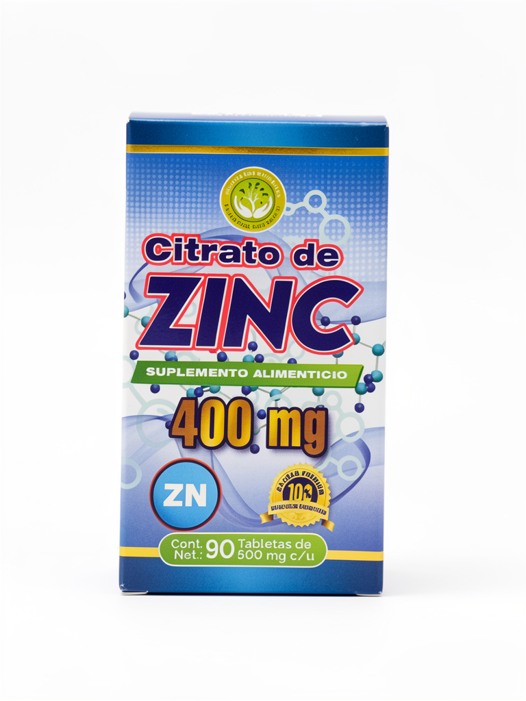 Citrato de ZINC 90 tabletas