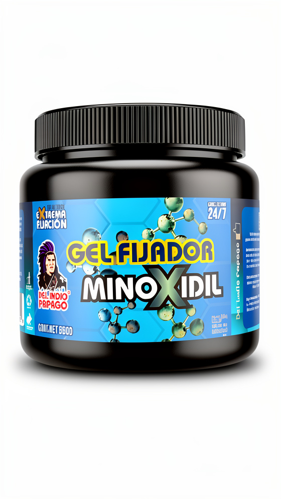 Gel Fijador Minoxidil 550g INDIO PAPAGO