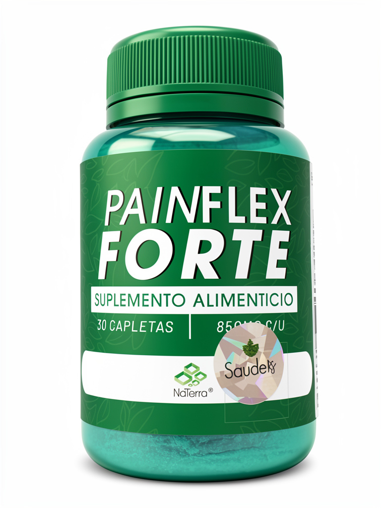 PainFlex Forte 30Tabs.  Raíz de guazima, Raiz de encino blanco, Raíz de Bardana, Cúrcuma, Magnesio, Vitamina E, Calcio?