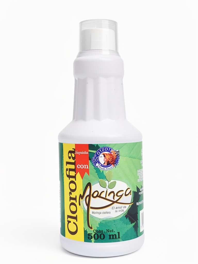 Clorofila con Moringa 500ml Ocotzotl