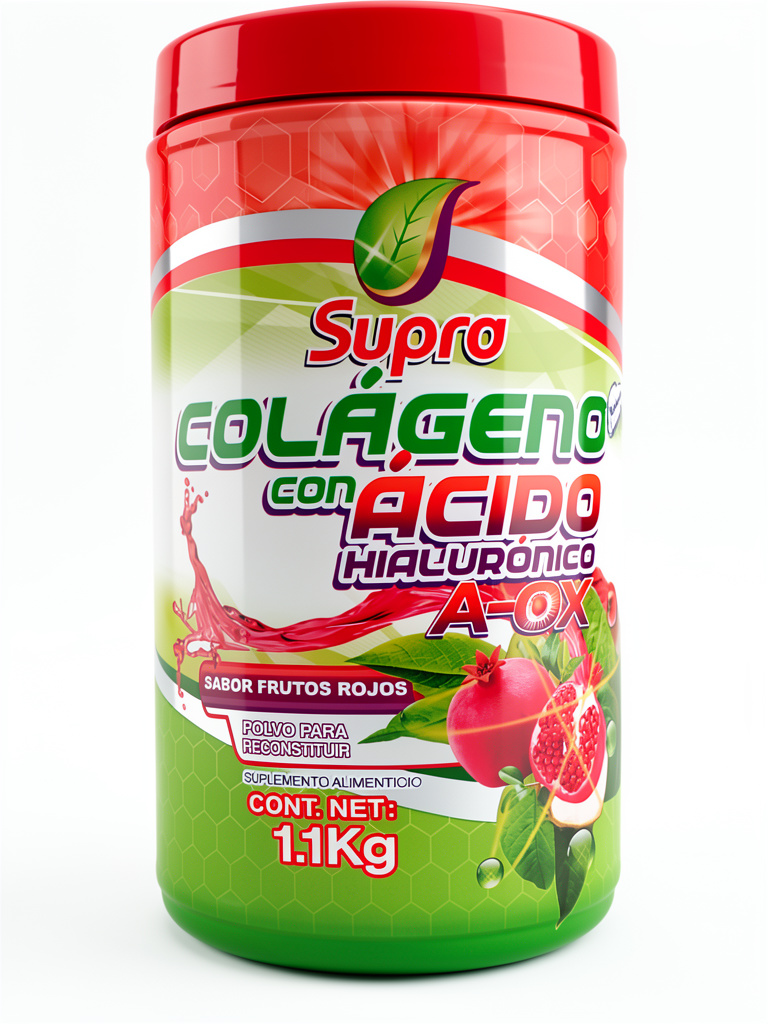 Colageno con Ácido Hialurónico Supra 1.1kg