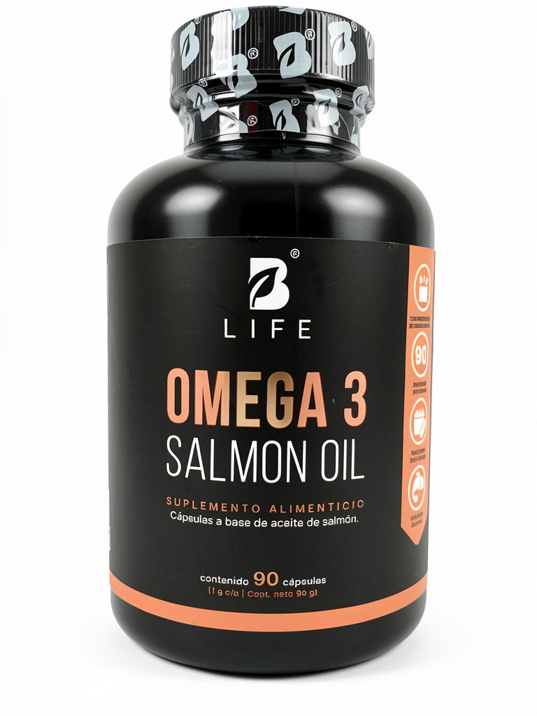 Omega 3 Salmon Oil 90 Caps Blife | 90Dias