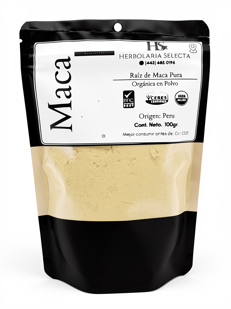 Maca Orgánica polvo HS.100gr