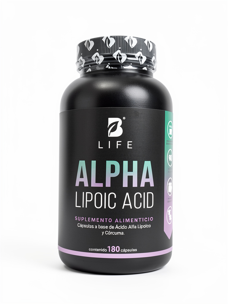 ALPHA Lipoico  ACID 180Caps. | 90Porciones B Life