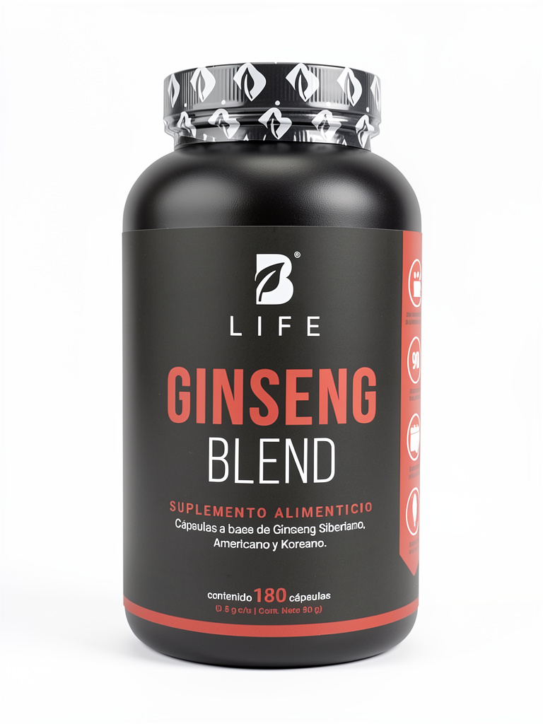 Ginseng Blend 180Caps. | 90Dias B Life