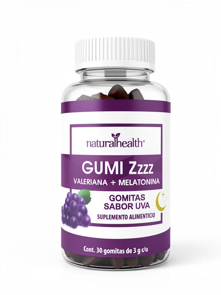 Gumi Zzzz 30 Gomitas. Valeriana +Melatonina