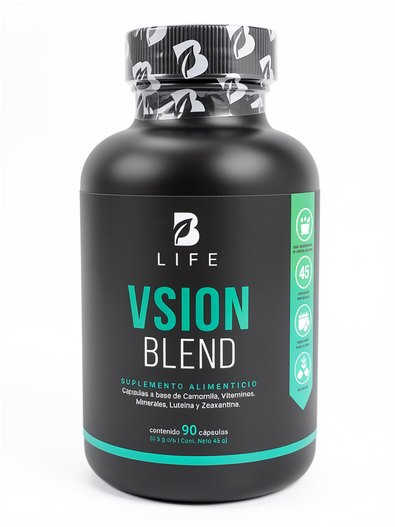 VSION Blend BLife 90Caps Luteina, Camomilia, Retinol, Zinc, Cobre, Vitamina C, Sempasuchil