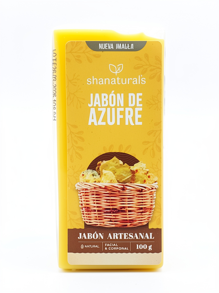 Jabón Azufre 100gr. Shanaturals