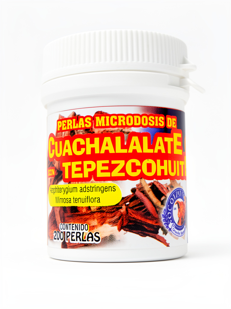 Cuachalalate +Tepezcohuite Perlas Microdosis Sublingual 200perlas