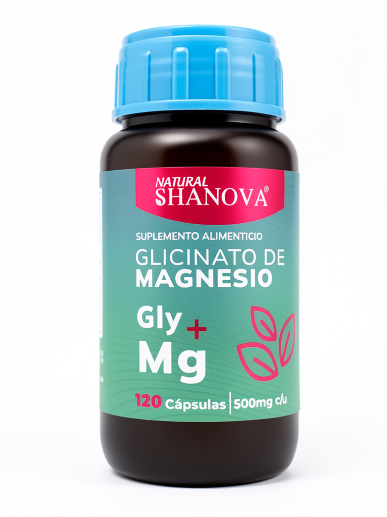 Glicinato Magnesio 120Caps 500mh Shanaturals