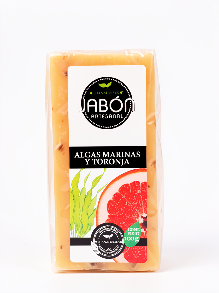 Jabon Algas Marinas y Toronja 100g Shanaturals