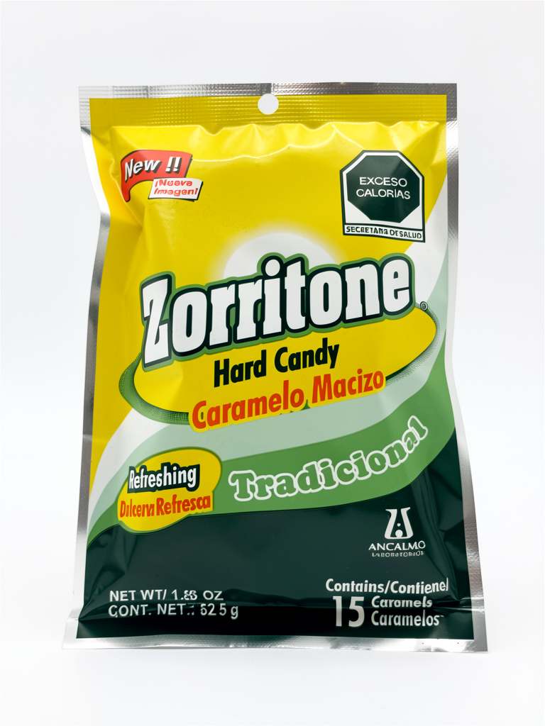 Caramelo Macizo Zorritone Jengibre 15 caramelos