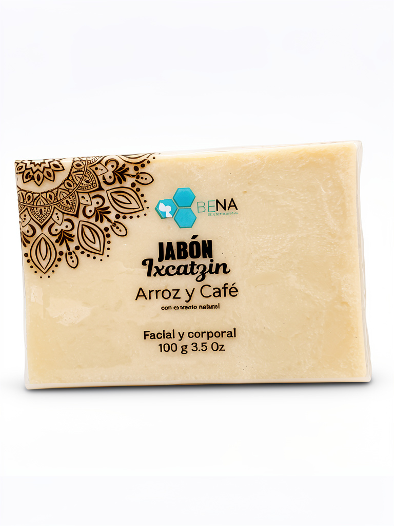 Jabon Arroz y Café Exfoliante BENA