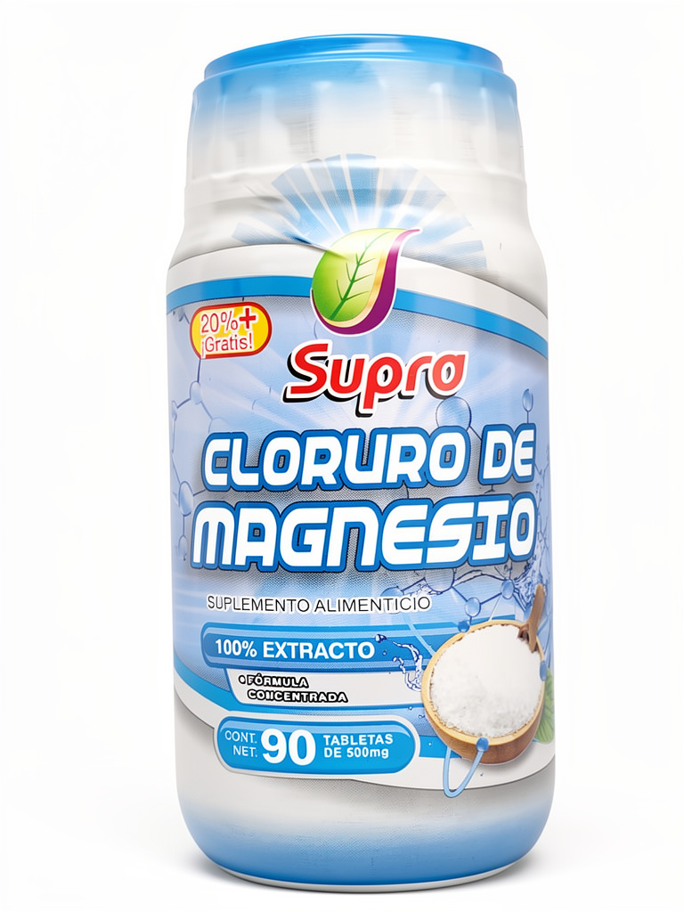 Cloruro de Magnesio 90Tabs SUPRA