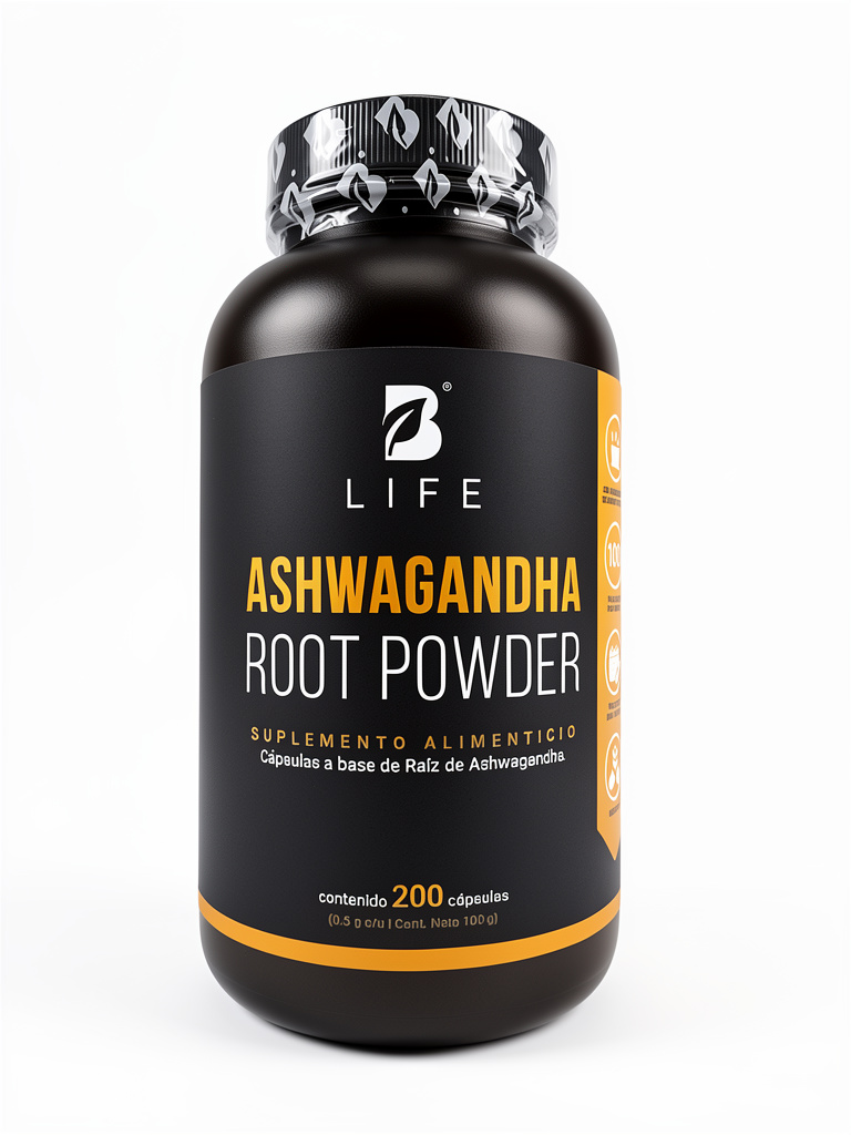 Ashwagandha Root Powder 200 caps. B life