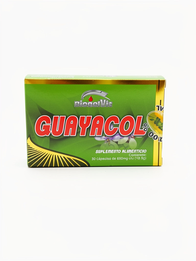 Guayacol 30 Cáps. 650mg