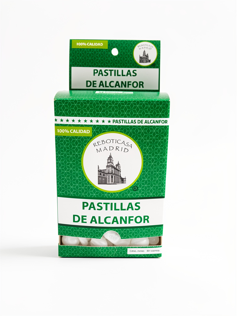 Sobre pastillas de Alcanfor 3 pastillas