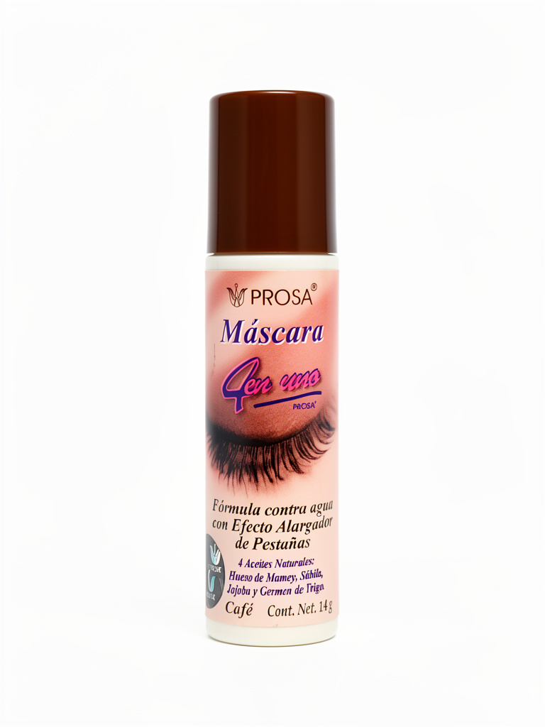 Mascara 4 en 1 Café, 14gr, Prosa