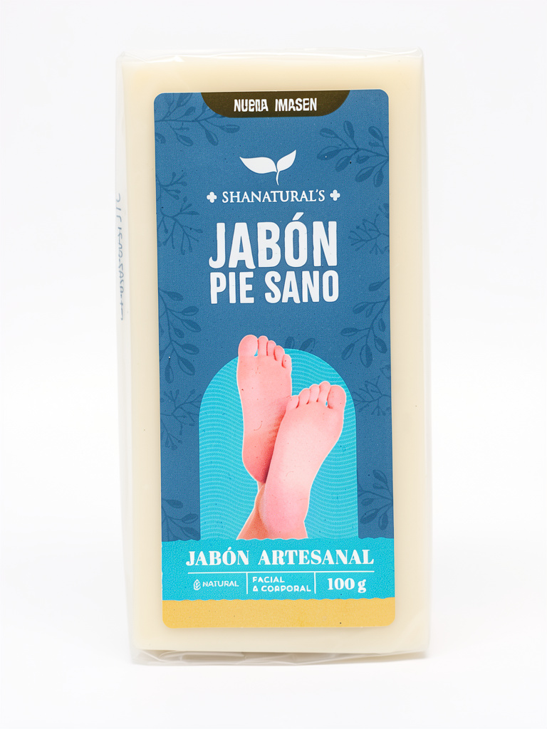 Jabón Pie Sano con Aceite de Árbol de Té 100g Shaanaturals